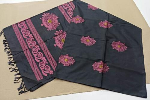 SOFT SILK SAREE WITH BLOUSE